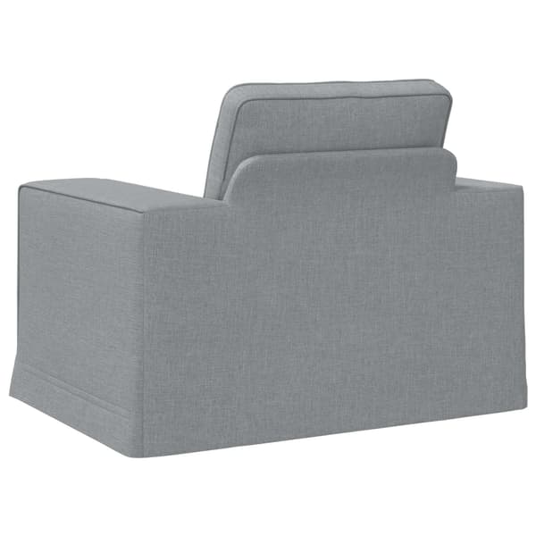 Soffa Ljusgrå 103 x 80 x 82 cm tyg