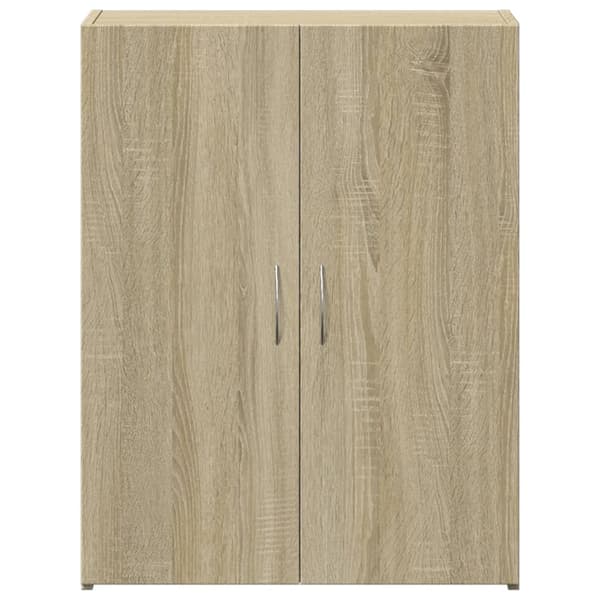 Dokumentskåp sonoma-ek 60x32x77,5 cm konstruerat trä