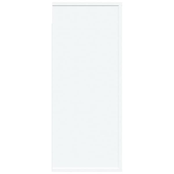 Väggskåp vit 80x33x80 cm konstruerat trä