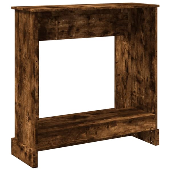Spiselkrans rökfärgad ek 90x30x90 cm konstruerat trä