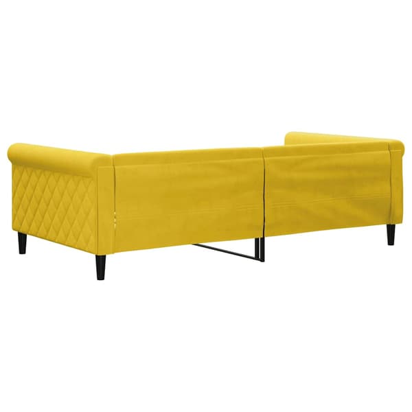 Dagbädd gul 100x200 cm sammet