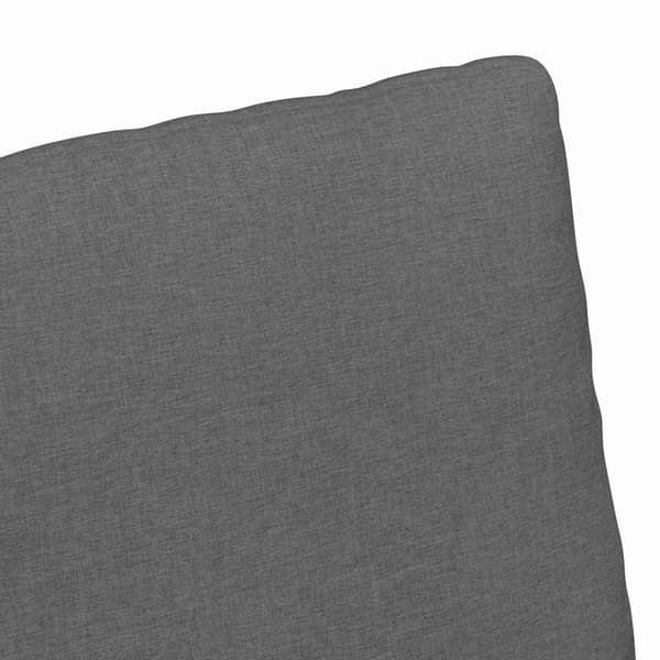 Matstolar 2 pcs Mörkgrå 57 x 67 x 98 cm tyg