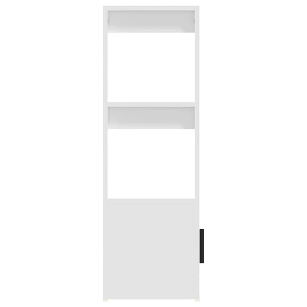 Skänk vit 80x30x90 cm konstruerat trä