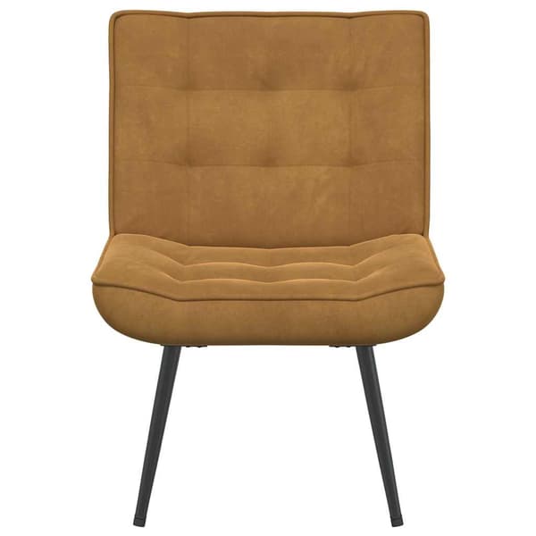 Vilstol brun 64x74x84 cm sammet