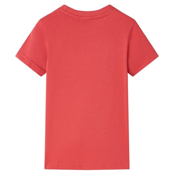 T-shirt för barn röd 128