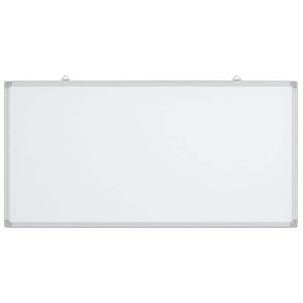 Magnetisk whiteboard 100x50x1,7 cm aluminium