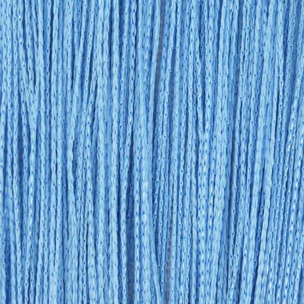 Stränggardiner 2 st ljusblå 100x250 cm