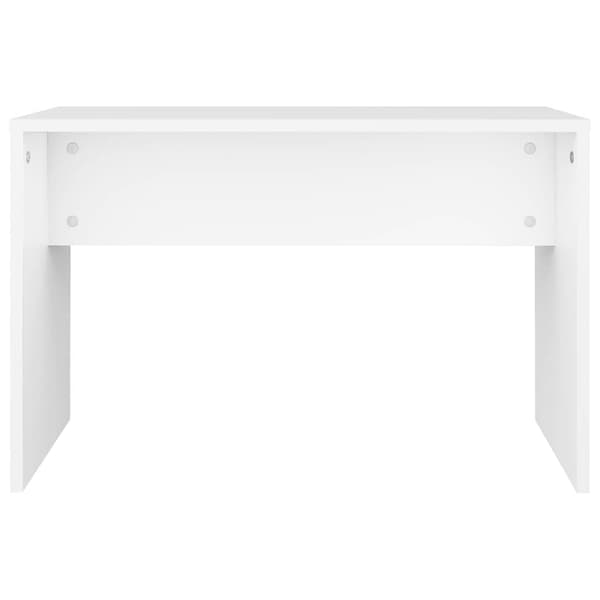 Sminkbord set vit 86,5x35x136 cm