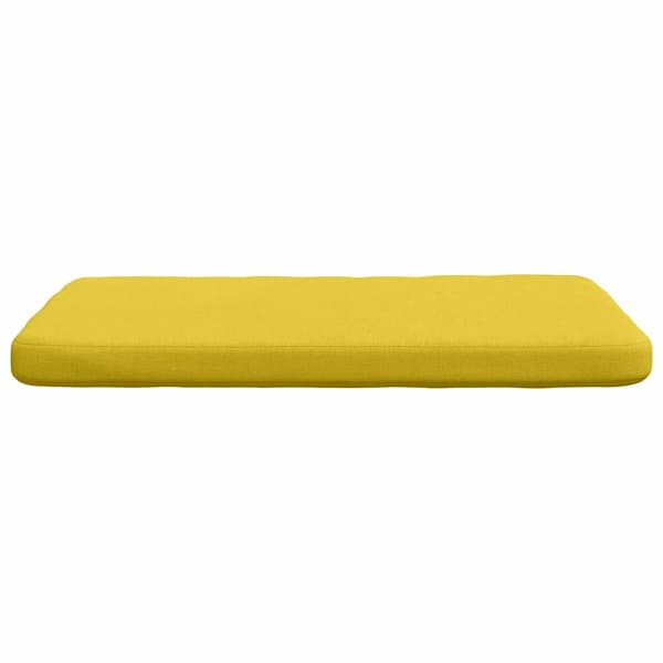 Sittkuddar 4 pcs Ljusgul 40 x 40 x 3 cm tyg