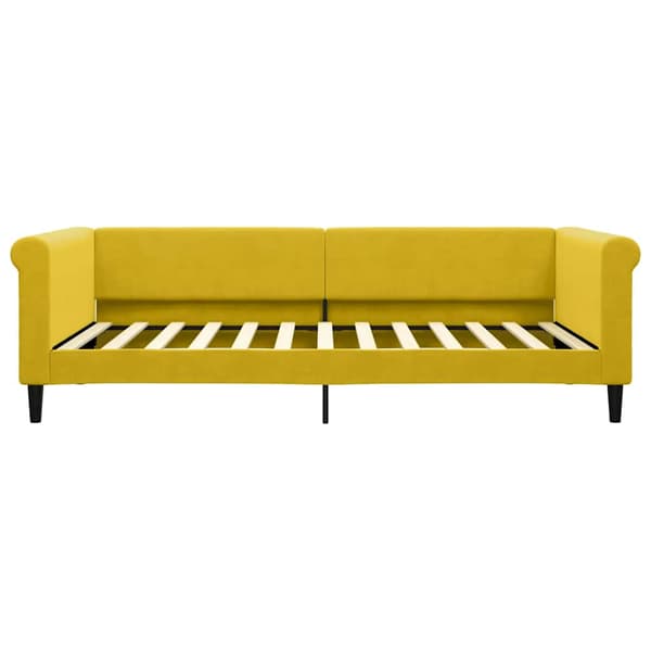 Dagbädd gul 100x200 cm sammet