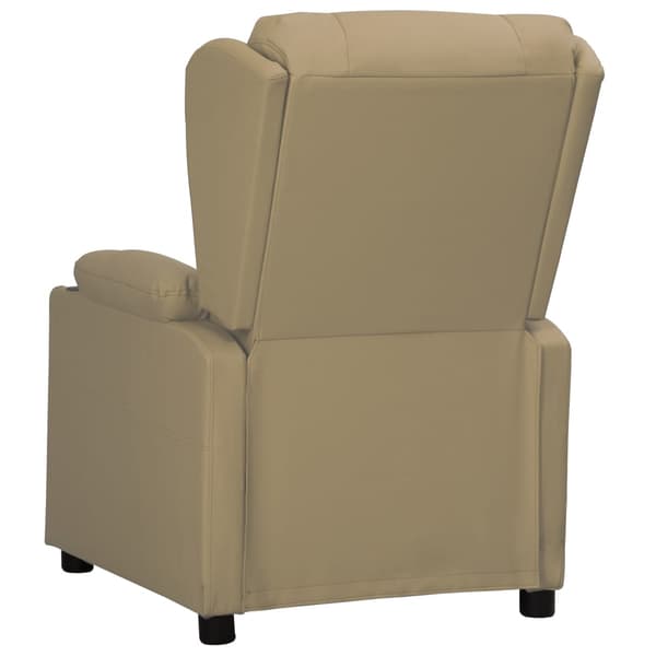 Reclinerfåtölj cappuccino konstläder