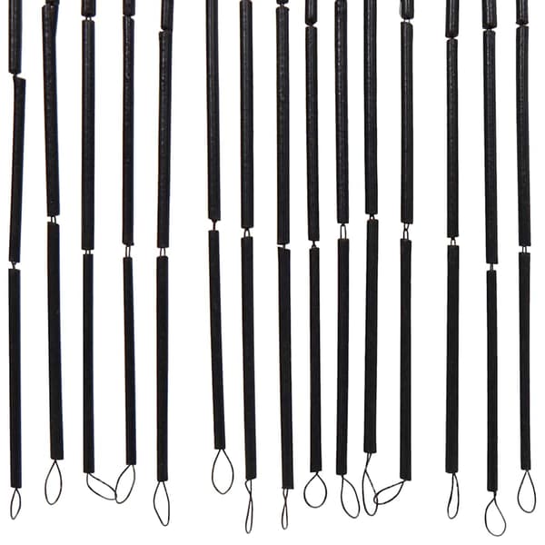 Insektsdörrgardin mörkgrå 56x185 cm bambu