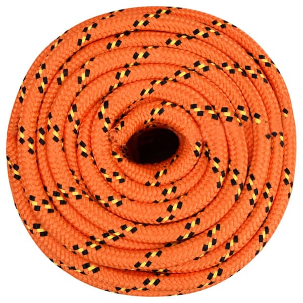 Båtlina orange 16 mm 100 m polypropylen
