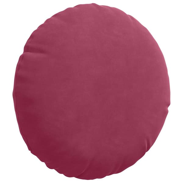 Sittkuddar 2 pcs Vinröd Ø30 x 13 cm Sammet