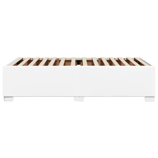 Sängram vit 80x200 cm konstläder