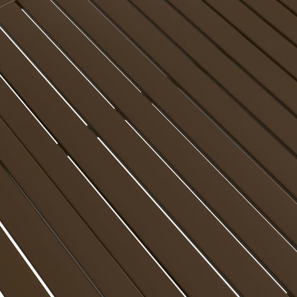 Trädgårdsbord 140x80x72 cm stål