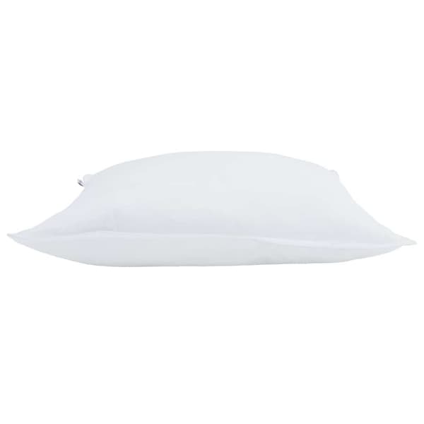 Kudde med kudde 2 pcs Vit 65 x 65 cm Fjäder