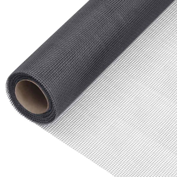 Insektsnät glasfiberplast 80x1000 cm grå
