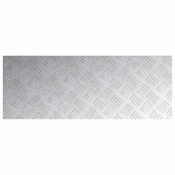 Trappsteg Rektangulär 2 pcs Silver 80 x 30 cm Aluminium