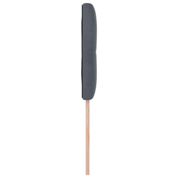 Huvudgavel Mörkgrå 80 cm Sammet