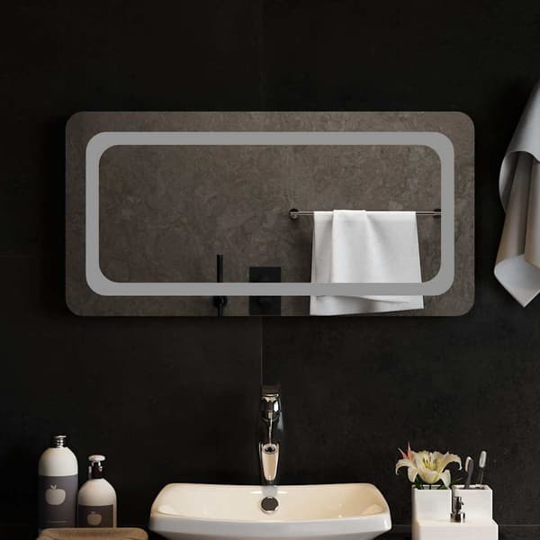 Badrumsspegel LED 80x40 cm
