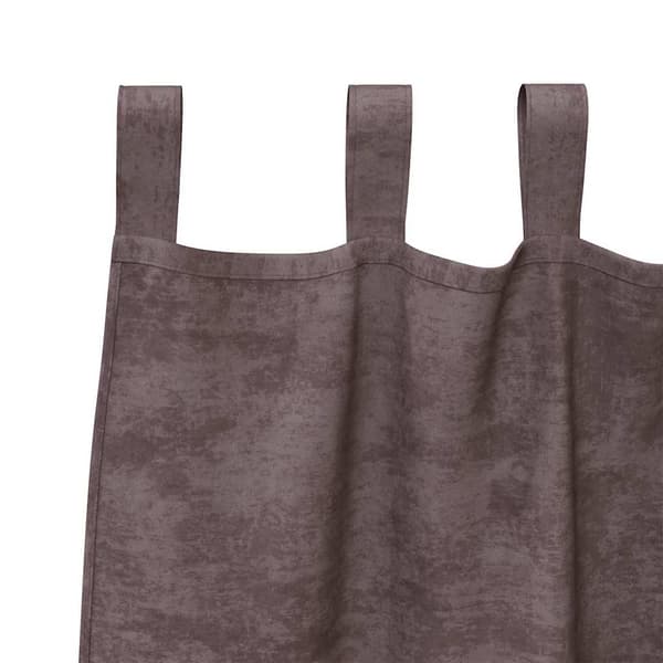 Sammetsgardiner 2 st Brun 175 x 140 cm Sammet