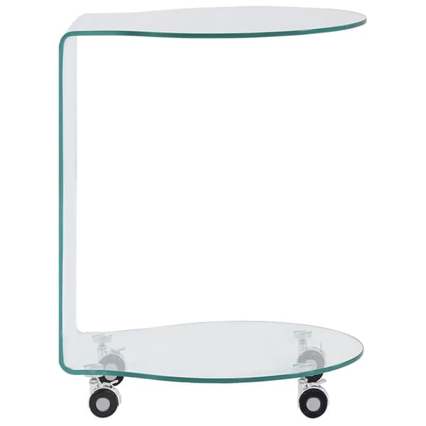 Soffbord 45x40x58 cm härdat glas