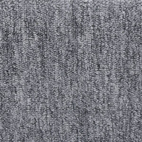 Trappmattor 15 st 65x21x4 cm ljusgrå rektangulär kant