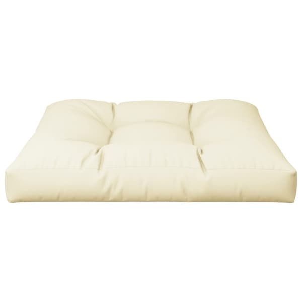 Palldyna gräddvit 80x80x12 cm tyg