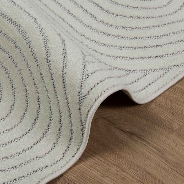 Områdesmattor Rektangulär PALMERAS Grön 200 x 280 cm Polyester