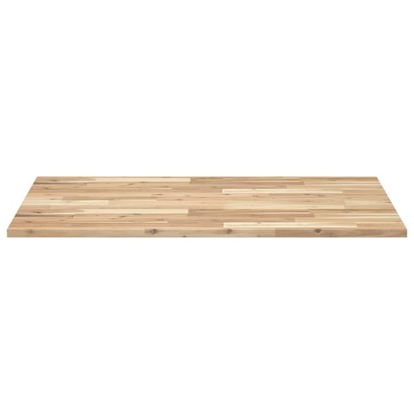 Bordsskiva rektangulär 100x70x2 cm massivt akaciaträ