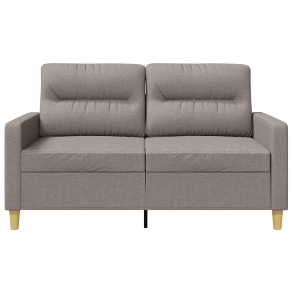 2-sitssoffa taupe 120 cm tyg
