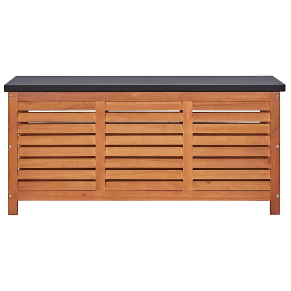 Dynbox 117x50x55 cm massivt eukalyptusträ
