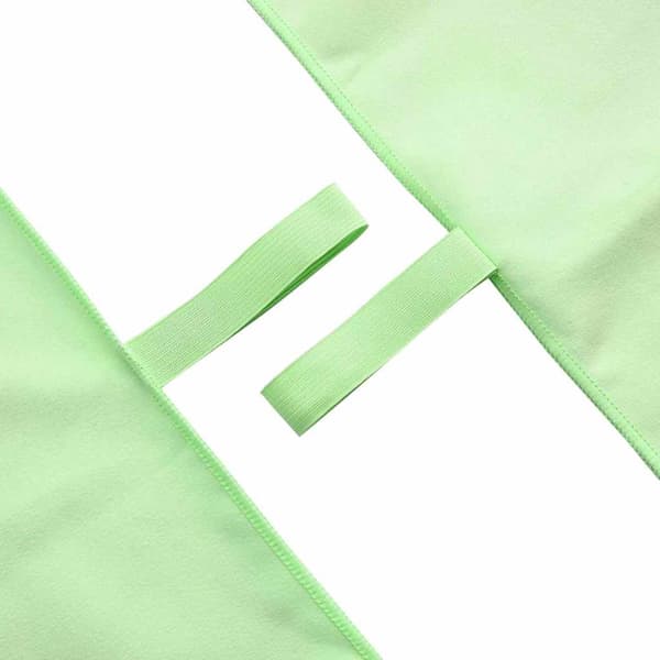 Sporthanddukar 2 pcs Grön 100 x 50 cm Polyester och polyamid