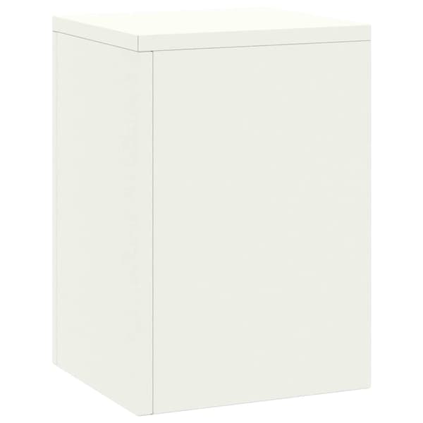 Växtställ 2 pcs Vit 24 x 24 x 35 cm Stål