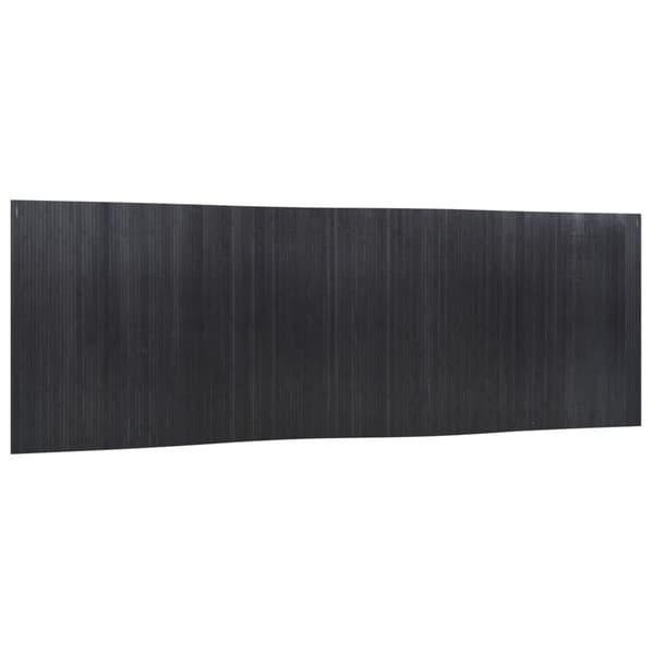 Rumsavdelare grå bredd 600 cm höjd 165 cm bambu