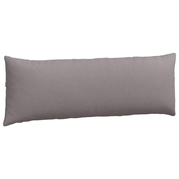 Sofakuddar 2 pcs Taupe 120 x 40 cm tyg