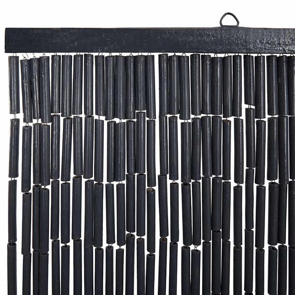 Insektsdörrgardin mörkgrå 120x220 cm bambu