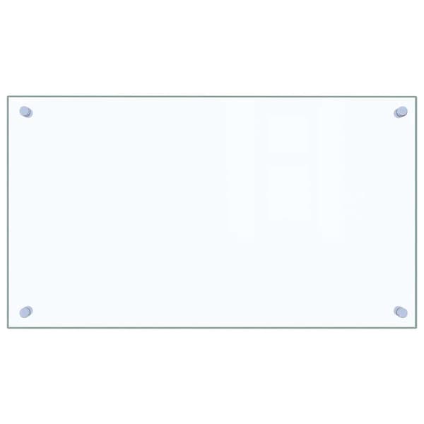 Stänkskydd transparent 70x40 cm härdat glas