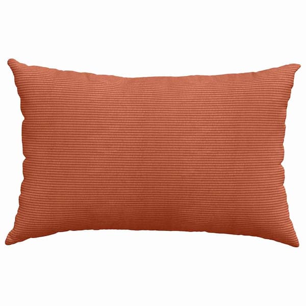 Sofakuddar 2 pcs Röd orange 60 x 40 cm Kordread tyg