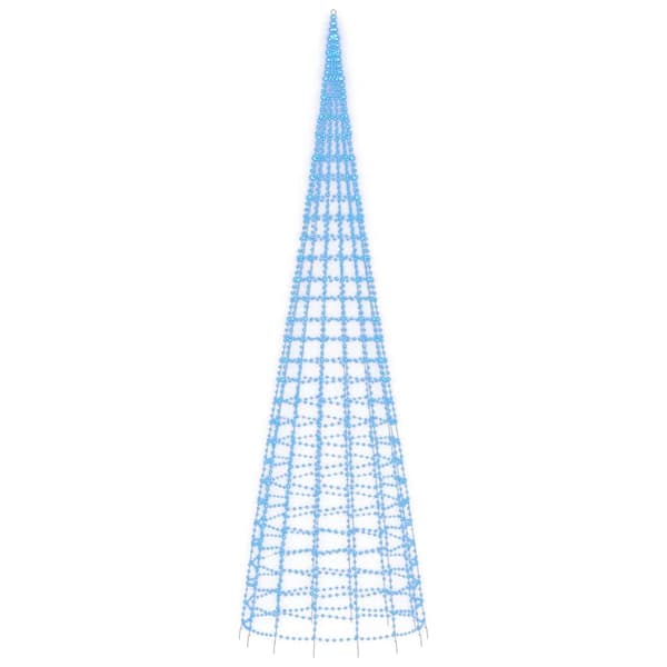 LED julgran 3000 LEDs blå 800 cm