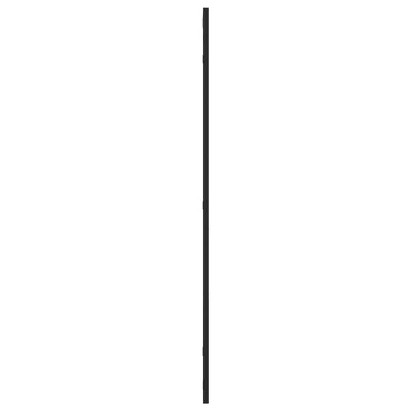 Väggspegel svart 60x100 cm rektangulär järn