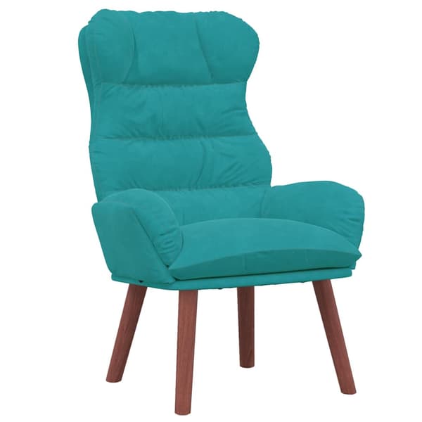 fåtölj Turkos 69 x 74 x 93 cm Sammet