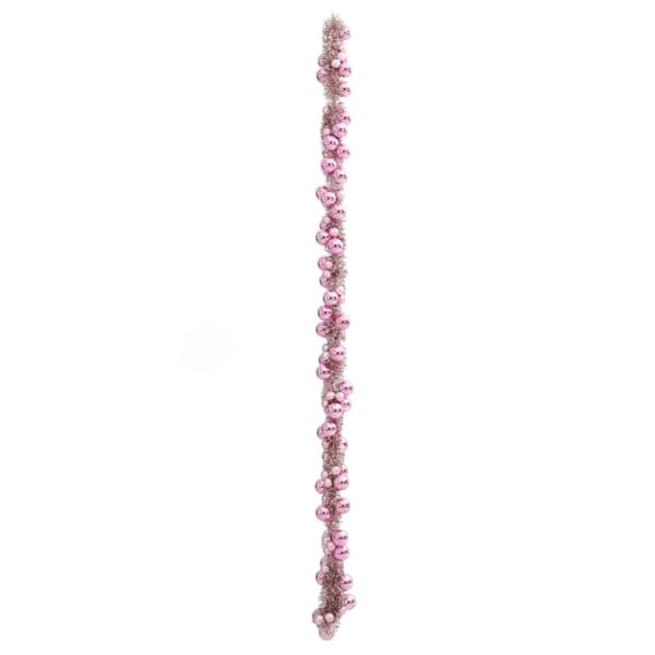 Julkulagirland Rosa 186 cm Polystyren