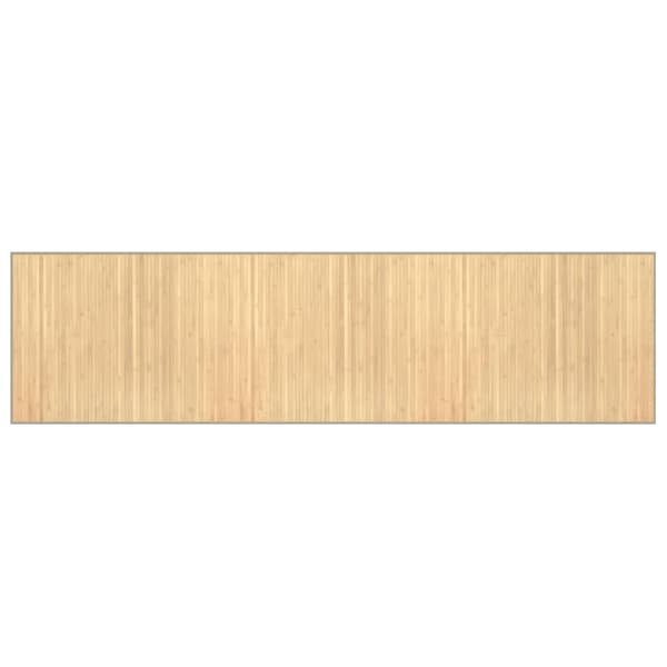 Matta rektangulär ljus naturlig 80x300 cm bambu