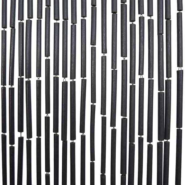 Insektsdörrgardin mörkgrå 100x220 cm bambu