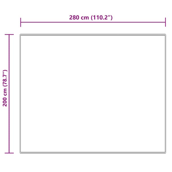 Fuskfäll matta TAFALLA Gräddvit 200 x 280 cm Polyester
