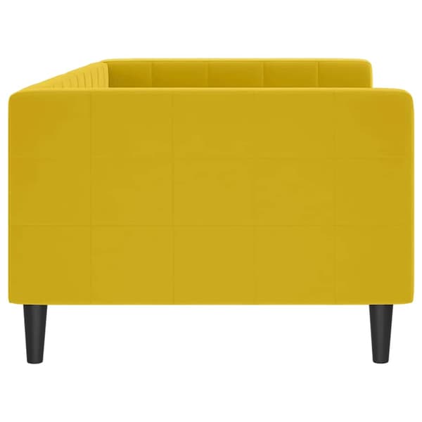 Dagbädd gul 90x200 cm sammet