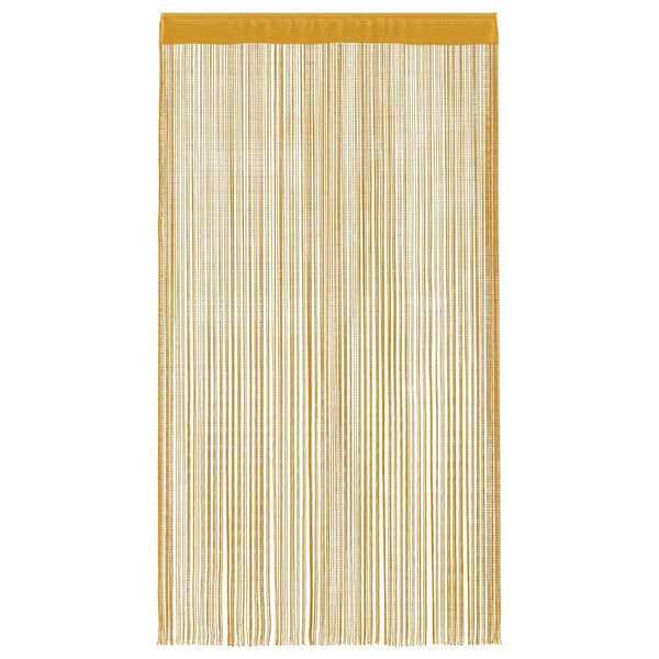 Stränggardiner 2 st guld 140x250 cm