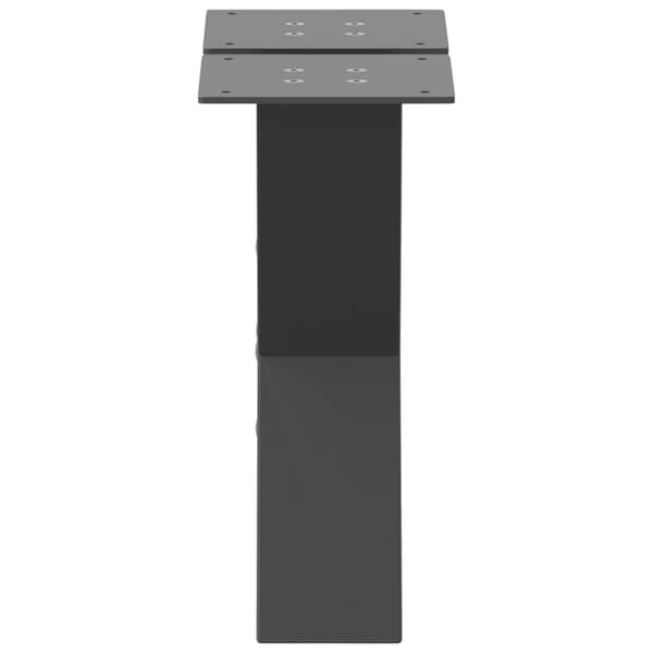 Soffbordsben X-formade 2 st antracit 40x(30-31) cm stål